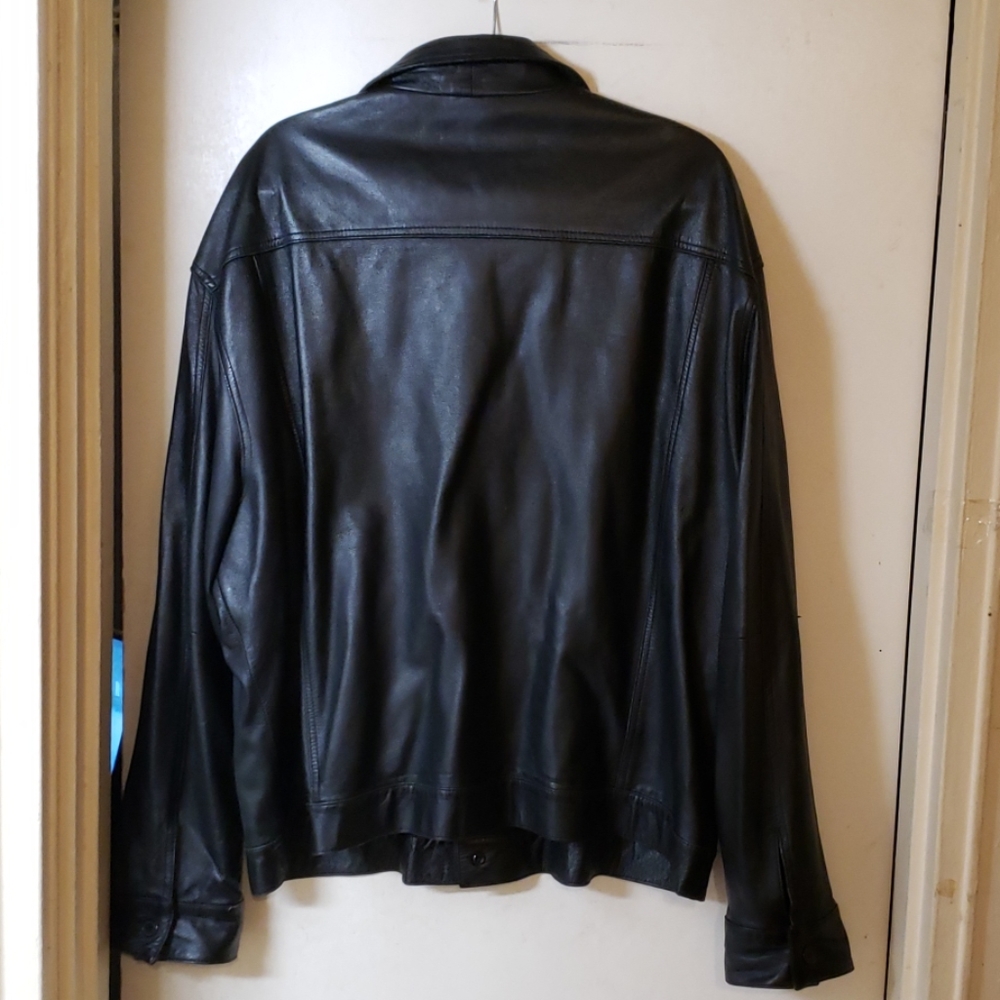 Men's leather jacket - Picture 2 of 7